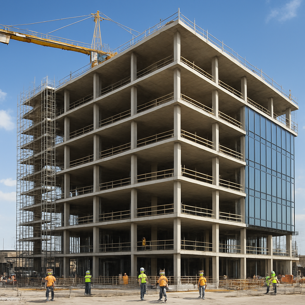 Madokero Commercial Plaza under construction