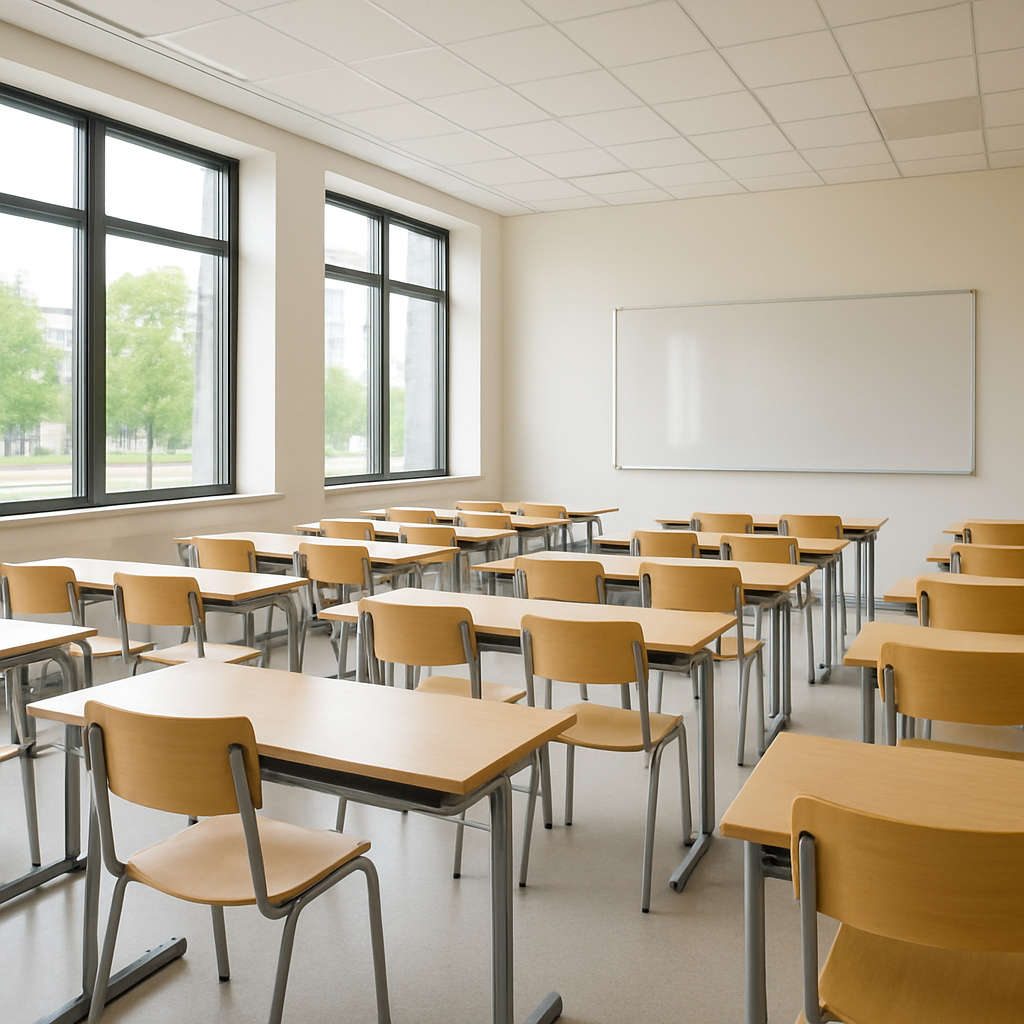 Norton School Block classroom interior